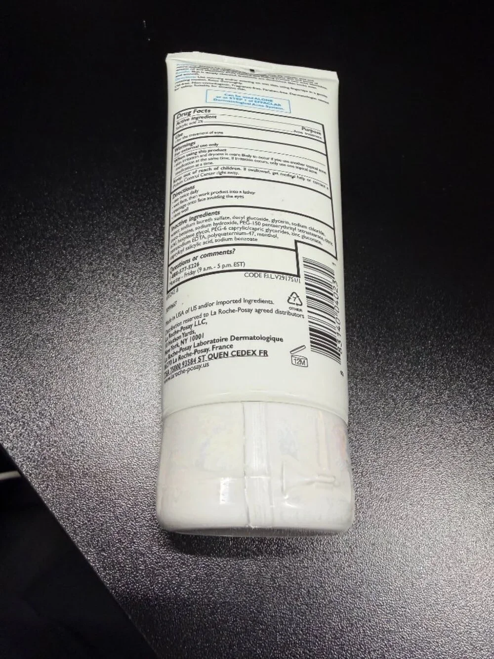 La Roche Posay Effaclar Acne Face Cleanser Medicated Gel Cleanser